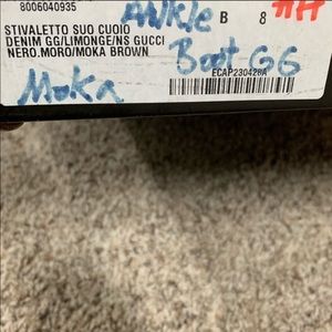 Authentic Gucci Boots